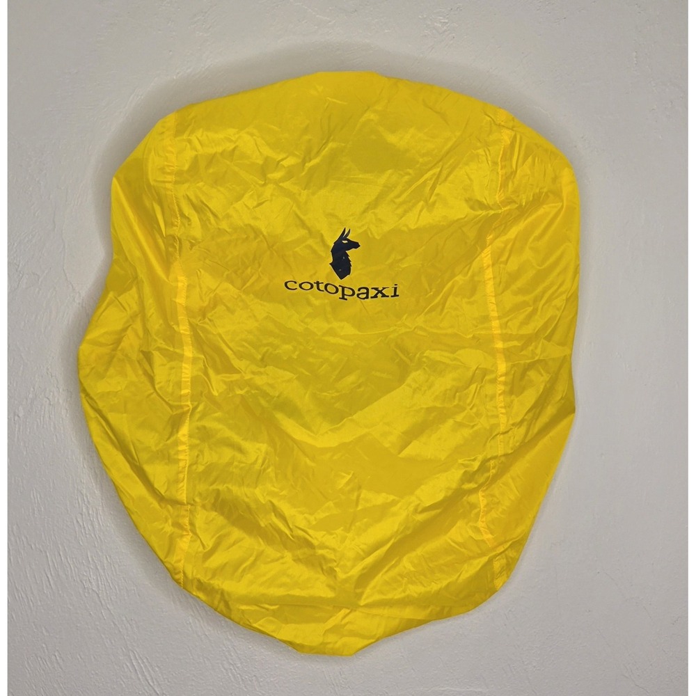 Cotopaxi Nylon Backpack Cover Rain Shield Color Yellow Hiking Outdoor Camping